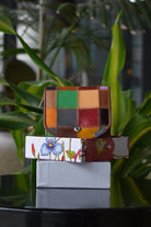Portofel din piele naturala, multicolor Tatuum