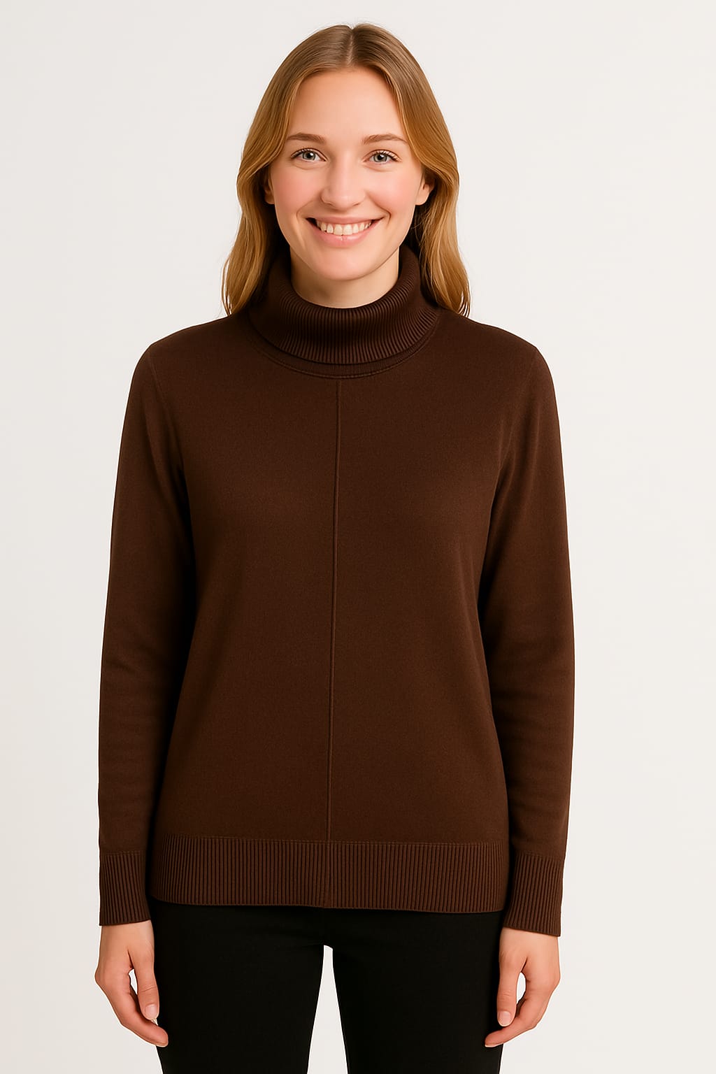 Bluza dama Pulover dama, one size, maro Tatuum