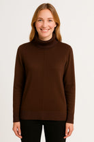 Bluza dama Pulover dama, one size, maro Tatuum