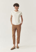 Pantaloni din bumbac cu lyocell, B2517.151 Tatuum