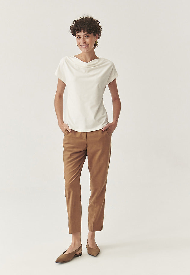 Pantaloni din bumbac cu lyocell, B2517.151 Tatuum