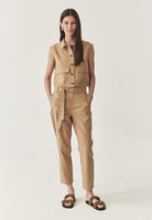 Pantaloni casual din in, B2516.144 Tatuum